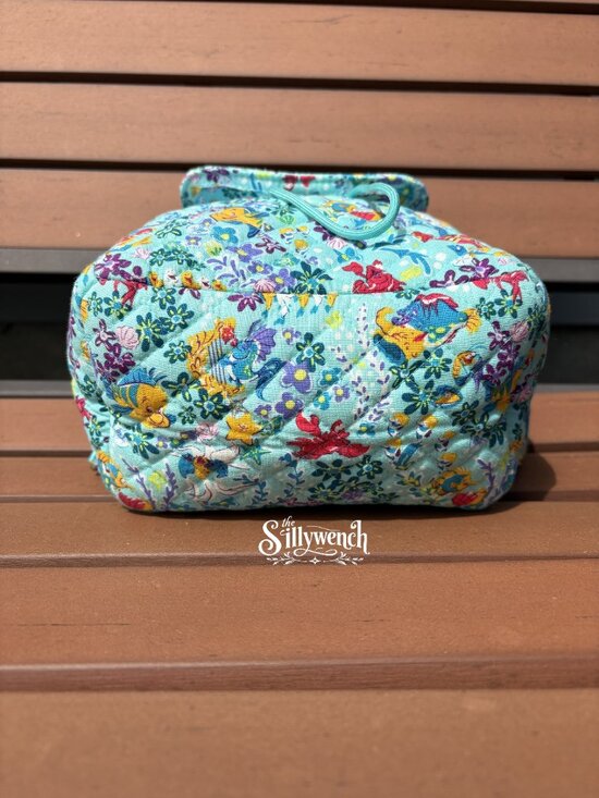 Vera Bradley Little Mermaid Small Backpack in Recycled Cotton main image 7